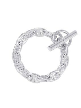 Hermes Bracelet Chaine D'ancre MM 14 Links Silver